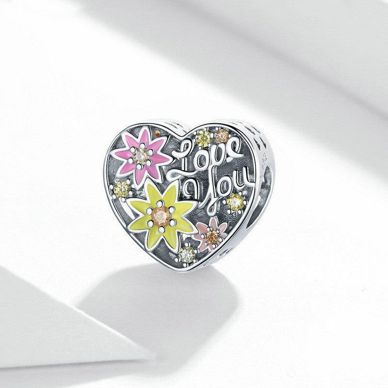 Flower Love Beads All-match Fashion