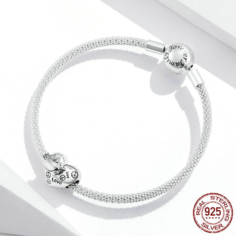 Peace Dove S925 Silver Beads