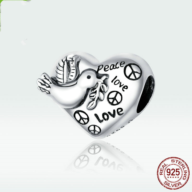 Peace Dove S925 Silver Beads