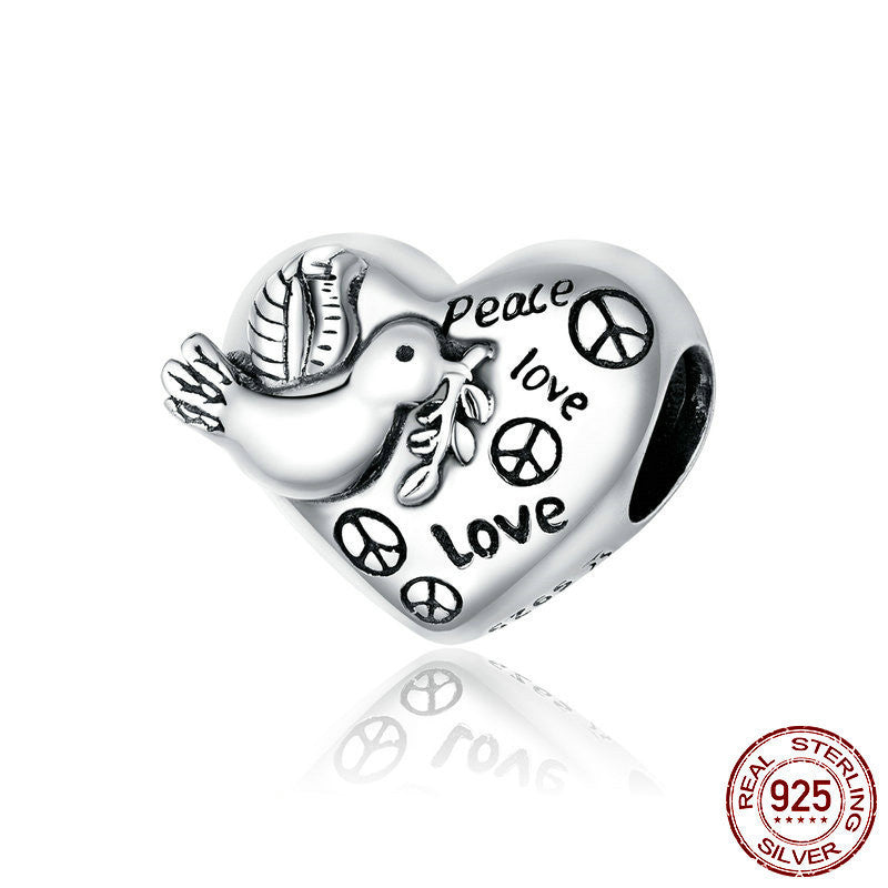 Peace Dove S925 Silver Beads