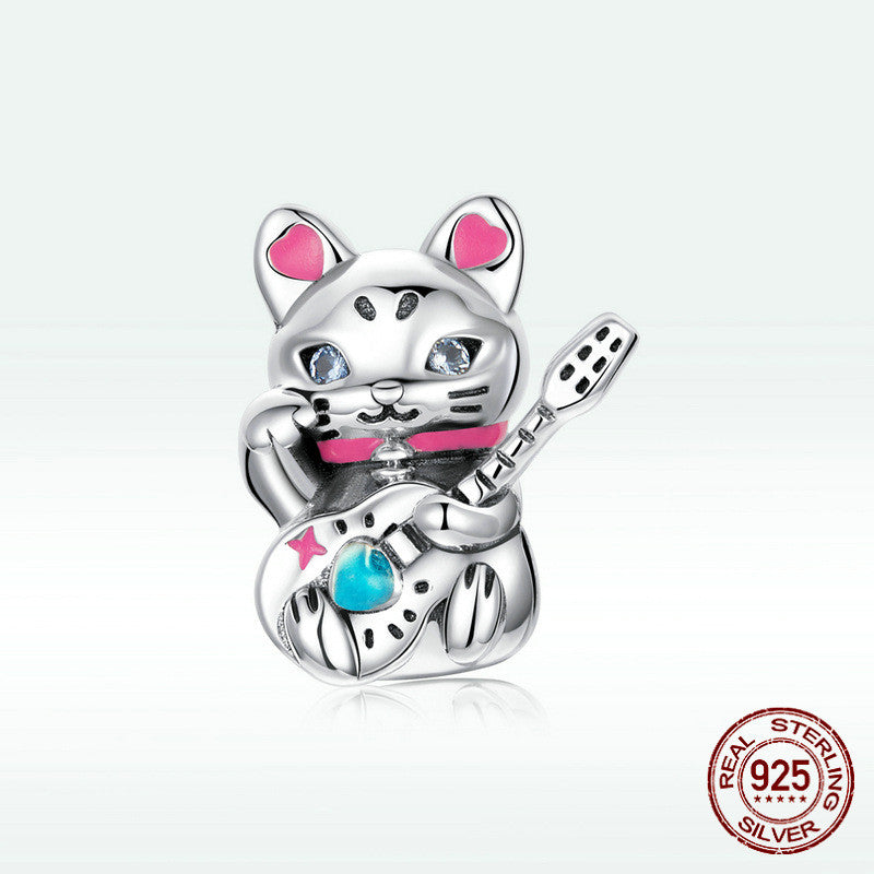 Cyberpunk Drop Fortune Cat Bracelet Beaded