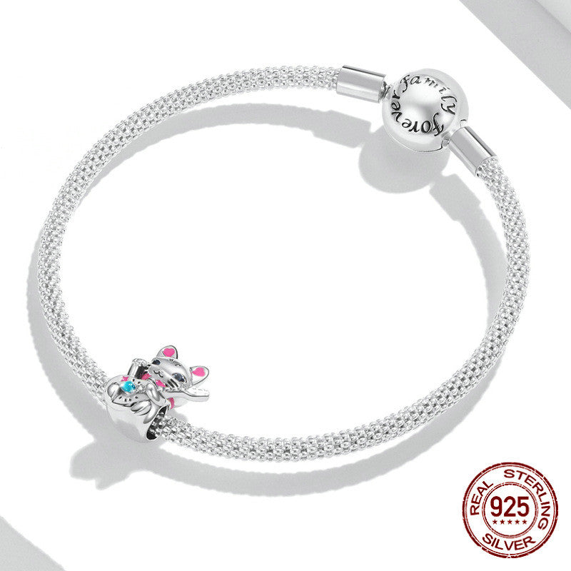 Cyberpunk Drop Fortune Cat Bracelet Beaded