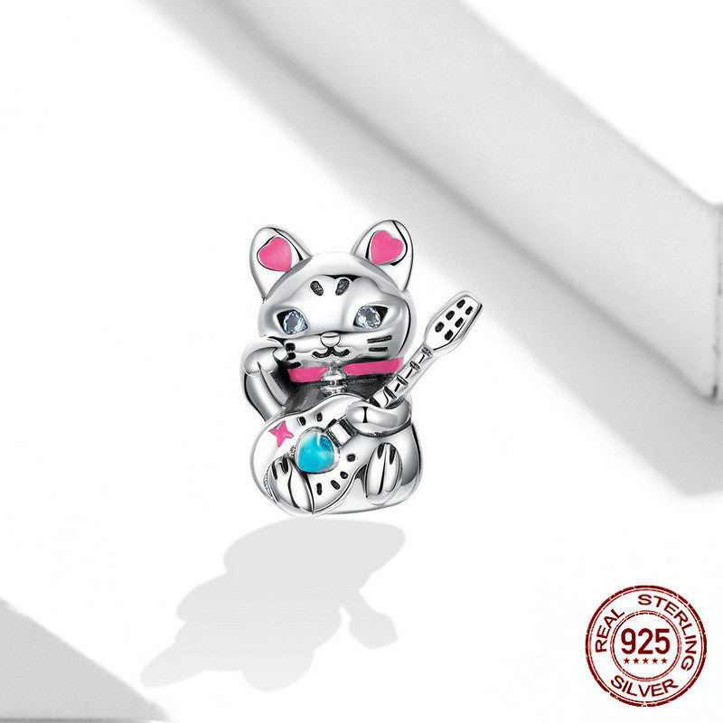 Cyberpunk Drop Fortune Cat Bracelet Beaded