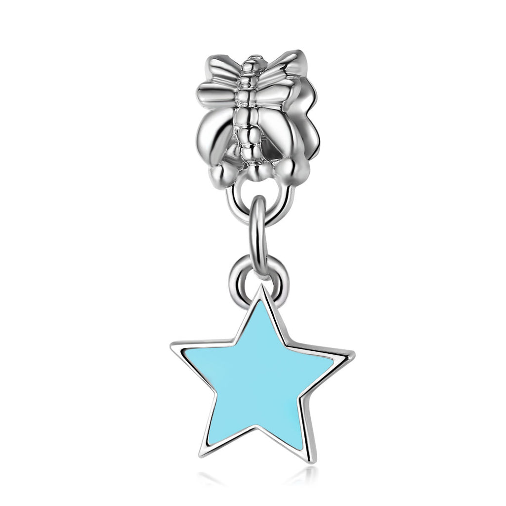 Net Red Bracelet Charm With Ocean Wind Blue Pendant