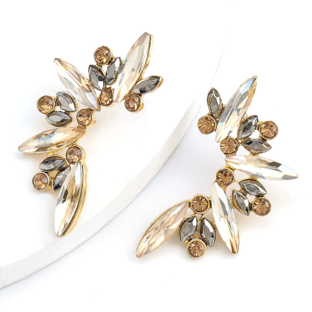 Fashionable Minimalist Gold Plated Leaf Anklet JK056