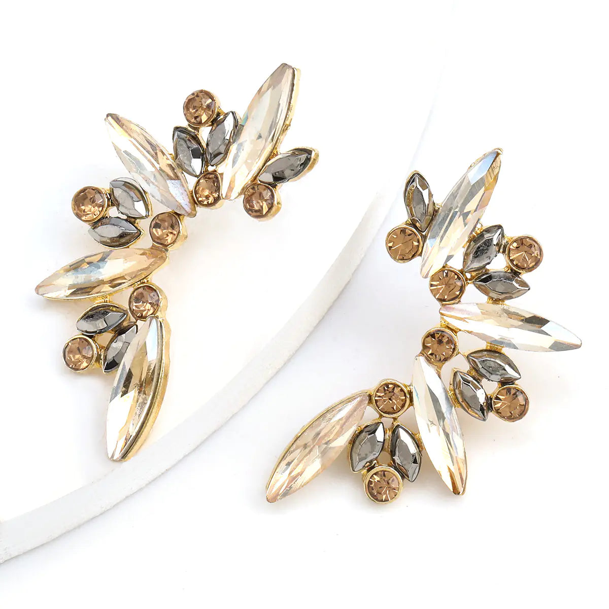 Fashionable Minimalist Gold Plated Leaf Anklet JK056