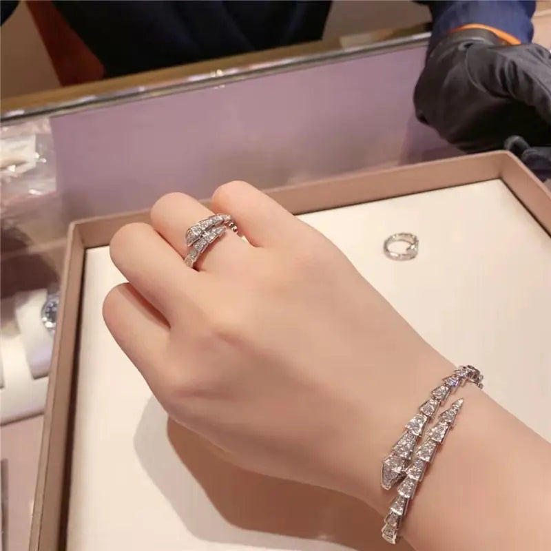 Snake Design Spring Bracelet