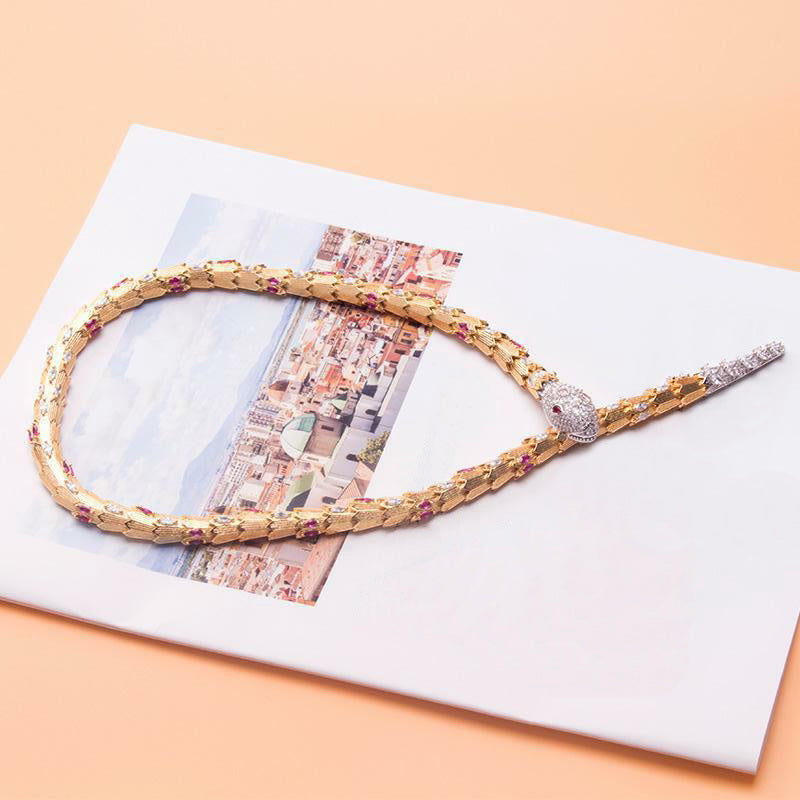 Snake Necklace & Bracelet Set