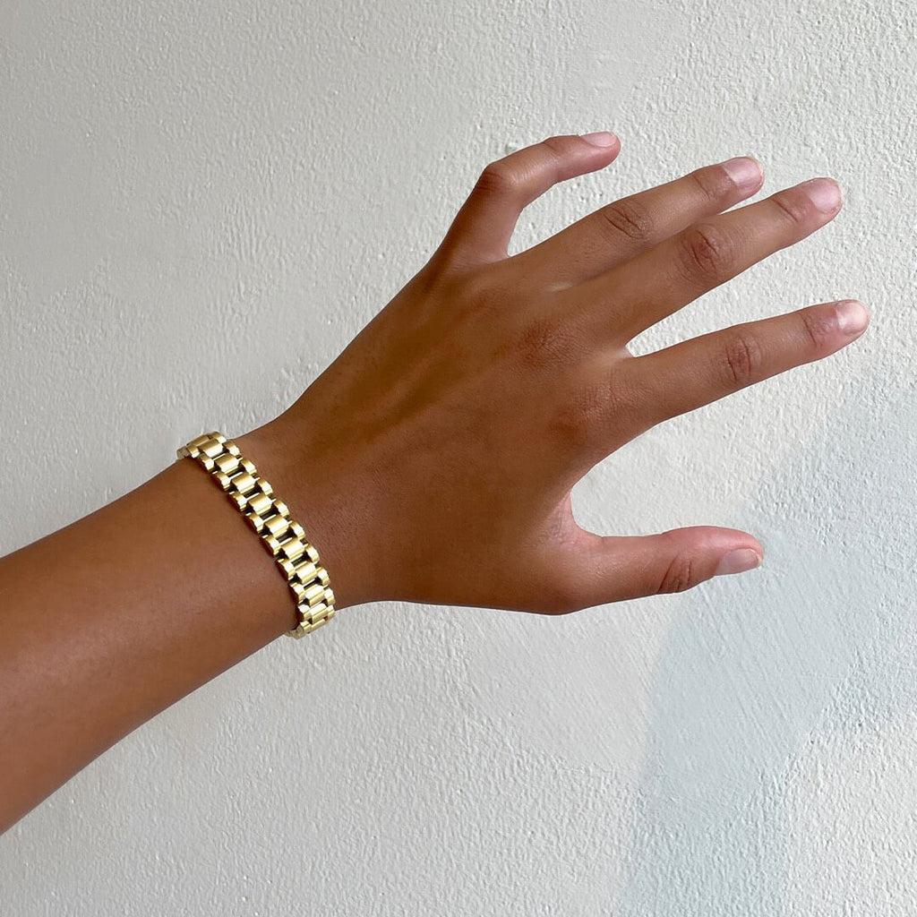 Personalized Strap Bracelet Hip Hop Watch Color-retaining Bracelet