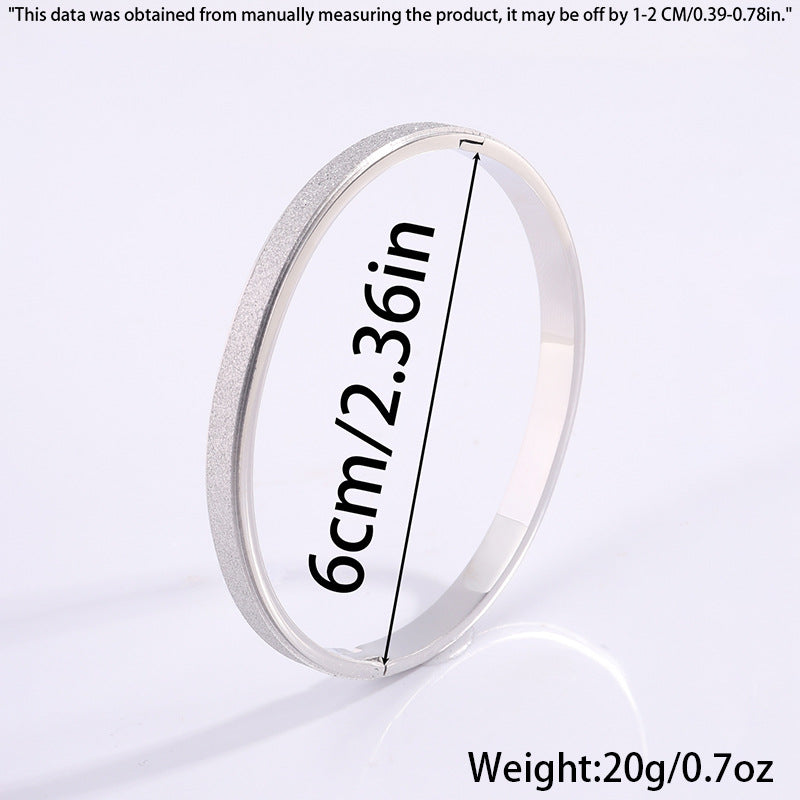 Titanium Steel Bracelet Starry Alluvial Gold Fading