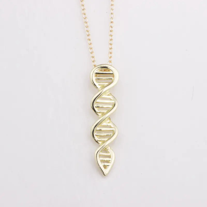 Qiming Designer DNA Molecule Pendant Necklace