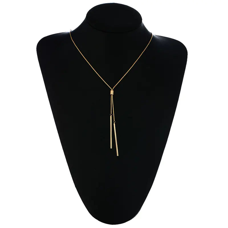 Trendy Water Drop Necklace with Eco-Friendly Pendant