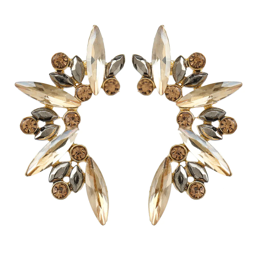 Fashionable Minimalist Gold Plated Leaf Anklet JK056