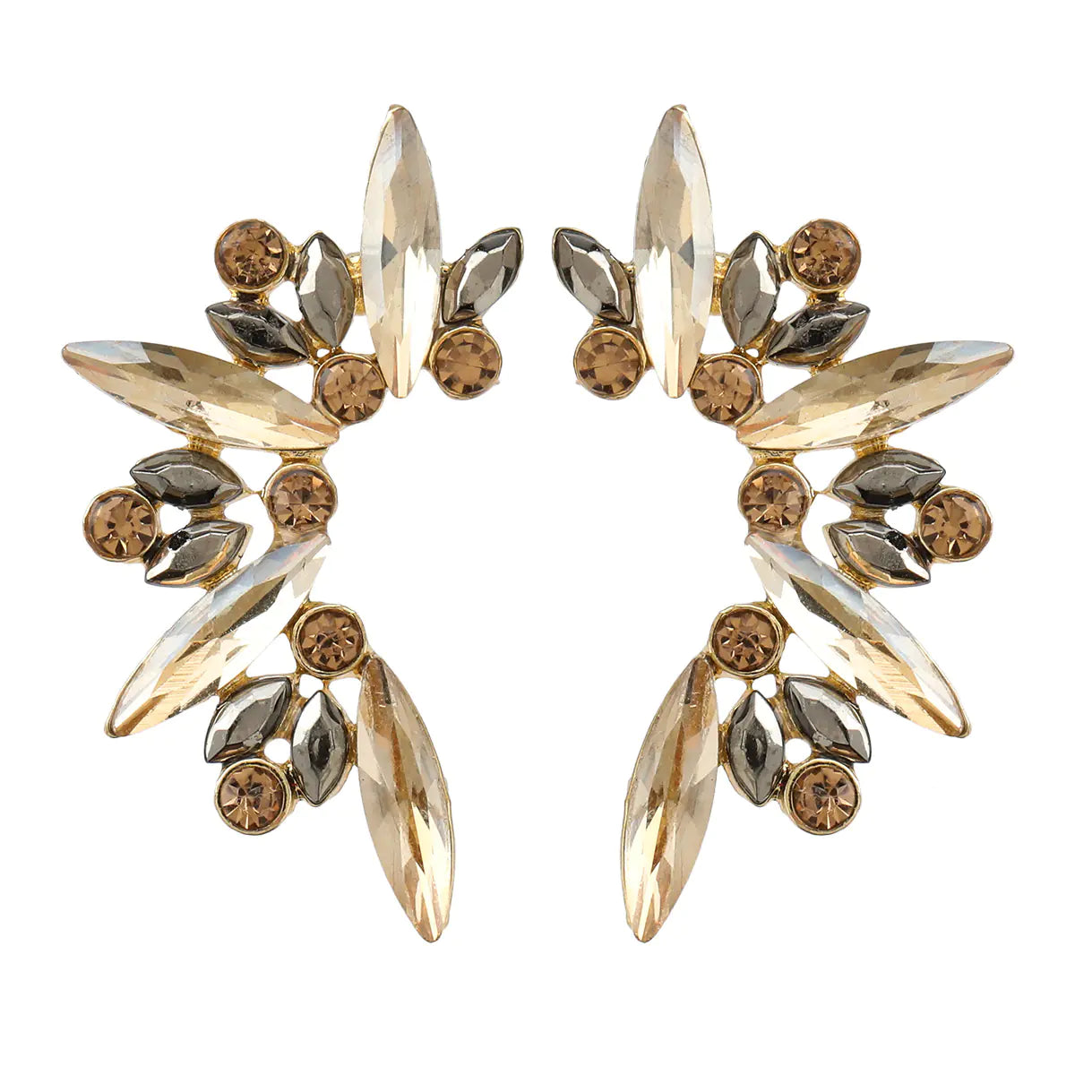 Fashionable Minimalist Gold Plated Leaf Anklet JK056