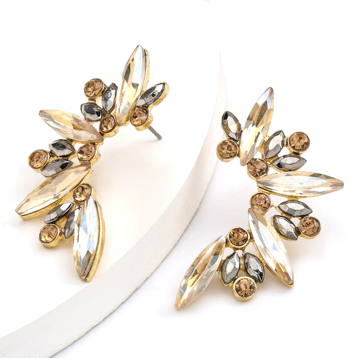 Fashionable Minimalist Gold Plated Leaf Anklet JK056