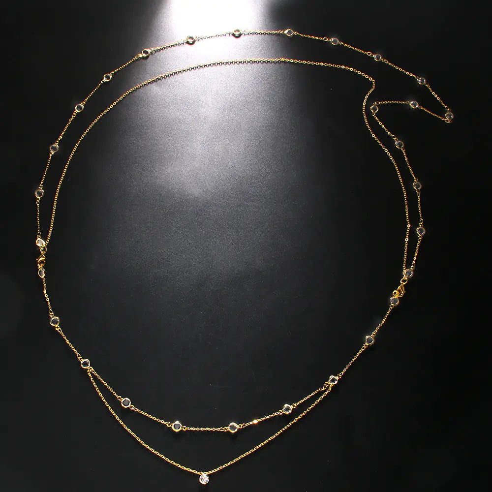 Fashionable Multi-Layer Wedding Back Chain for Brides