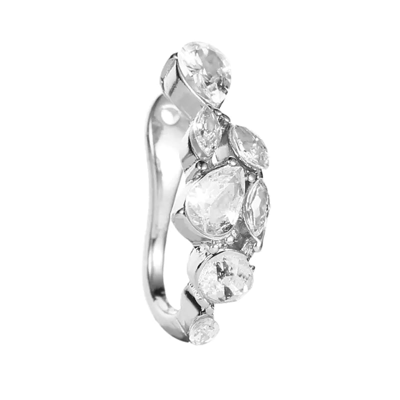 Retro Minimalist Leaf Ear Cuff Earrings for Non-Pierced