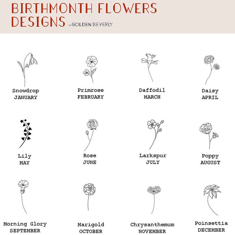 Necklace December Flower Necklace