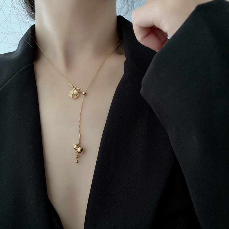 Titanium Steel Non-Fading Necklace – Minimalist Women’s Jewelry