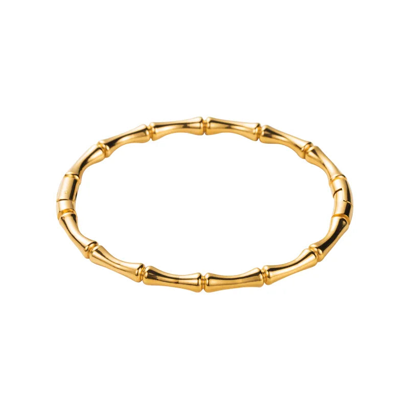 Bone Link Elastic Bracelet – Modern Minimal Style