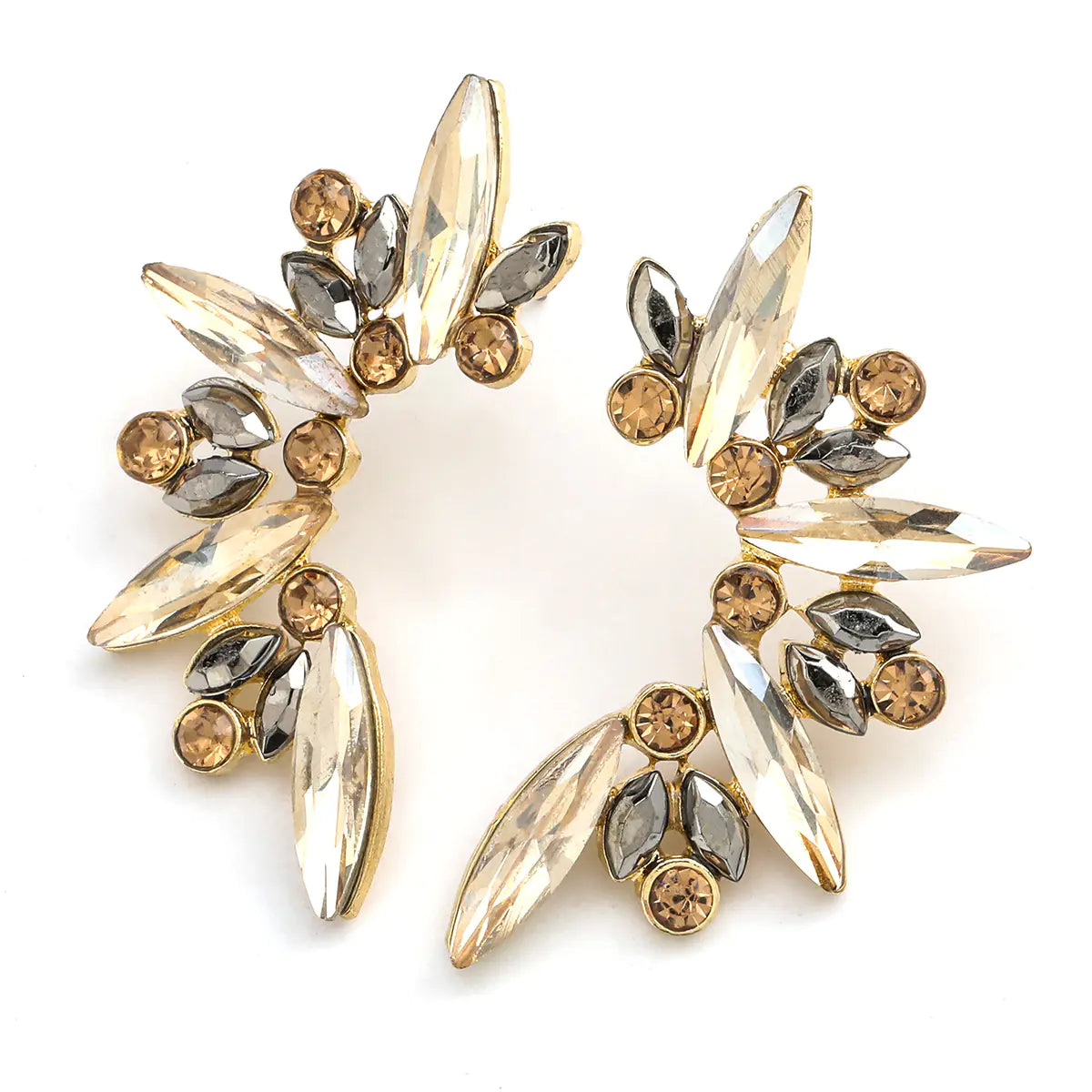 Fashionable Minimalist Gold Plated Leaf Anklet JK056